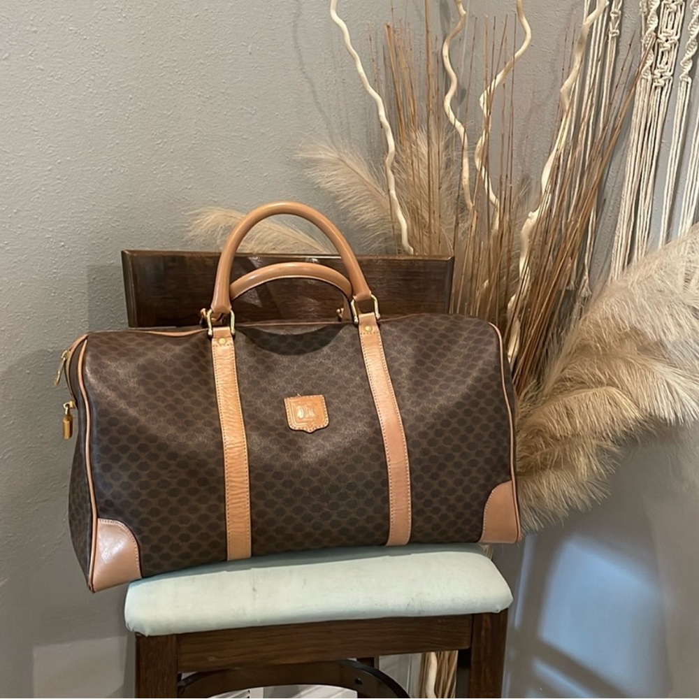 🌟 Celine Macadam Monogram 50 Duffle Bag 🌟